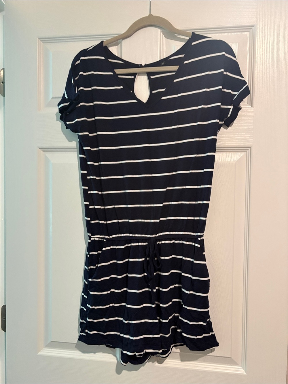 Navy Romper